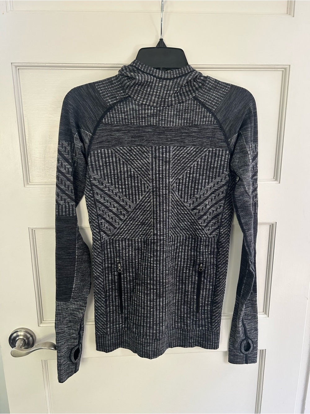 Lululemon Rest Less Long Sleeve Hoodie Sz 4 Gray